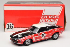 Ford Mustang Boss 302 #16 Bud Moore Engineering G. Follmer Trans-Am 1969 OEM 1:18 FORD006 Metall — bild 8 av 8
