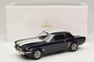 Ford Mustang Nightmist Blue Norev 1:18 182805 Metall — bild 6 av 6
