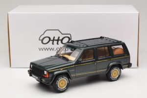 Jeep Cherokee XJ Limited Dark Hunter Green Otto 1:18 OT1340 Resin — bild 6 av 6