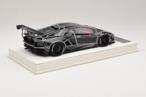 Lamborghini Aventador Liberty Walk TRON Glansigt Svart JUC 1:18 J32-14 Resin — bild 2 av 7