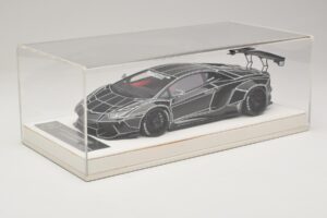 Lamborghini Aventador Liberty Walk TRON Glansigt Svart JUC 1:18 J32-14 Resin — bild 6 av 7