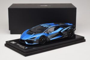 Lamborghini Revuelto Blue Black IVY Merit 1:18 REMC040 Resin — bild 7 av 7