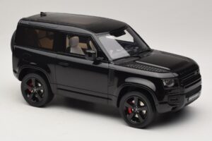Land Rover Defender 90 L663 P400 X-Dynamic HSE Santorini Black GT Spirit 1:18 GT992 Resin — bild 4 av 6