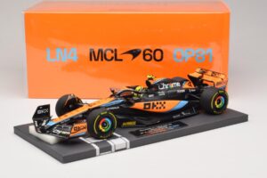 McLaren MCL60 #4 L. Norris 2nd Place Hungarian GP 2023 Minichamps 1:18 537233004 Resin — bild 7 av 7