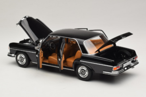 Mercedes 280 SE W108 Svart Norev 1:18 183360 Metall — bild 5 av 8