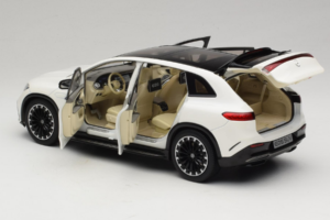 Mercedes EQS SUV X296 Manufaktur Diamond White NZG 1:18 B66960590 Metall — bild 5 av 8