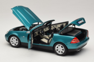 Mercedes SLK R170 Vivianite Green Norev 1:18 183021 Metall — bild 7 av 10