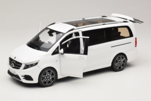 Mercedes V-Class W447 AMG Line Vit Norev 1:18 183876 Metall — bild 2 av 8