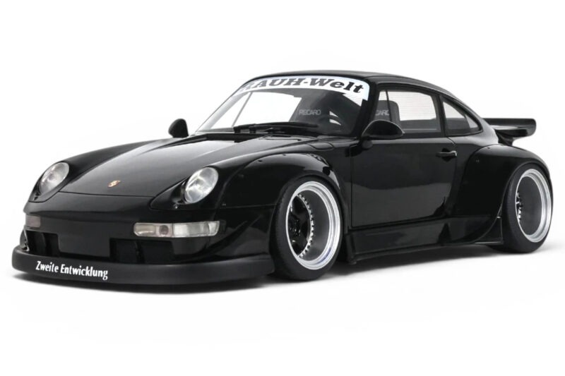 Porsche 911 993 RWB Svart GT Spirit 1:18 GT587 Resin