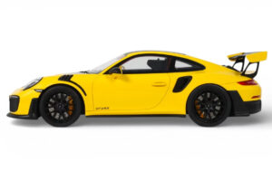 Porsche 911 GT2 RS 991.2 Nurburgring Lap Record Gul GT Spirit 1:18 GT972 Resin — bild 3 av 5
