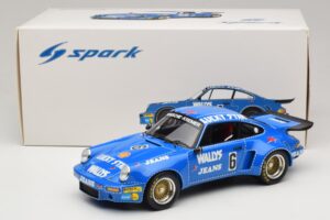 Porsche 911 RSR #6 Wallys Jeans Nurburgring 1974 Spark 1:18 18S088 Resin — bild 6 av 6