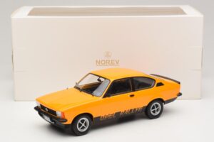 Opel Kadett C Rallye 2.0E Brilliant Ochre Norev 1:18 183659 Metall — bild 6 av 6