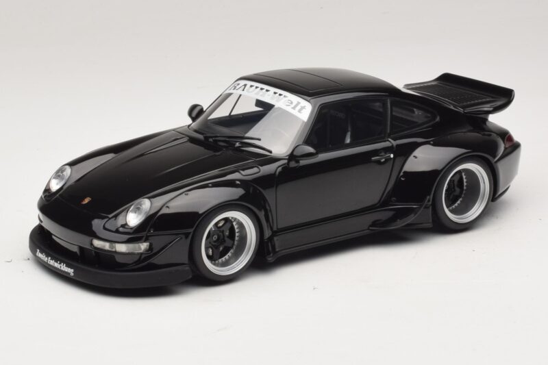 Porsche 911 993 RWB Svart GT Spirit 1:18 GT587 Resin
