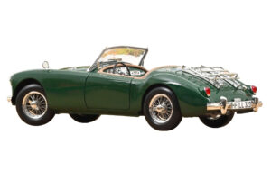 MG MGA British Racing Green Norev 1:18 182610 Metall — bild 3 av 5
