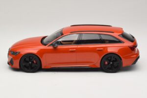 Audi RS6 C8 Avant Orange Metallic Minichamps 1:18 155018012 Metall — bild 3 av 6