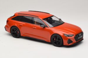 Audi RS6 C8 Avant Orange Metallic Minichamps 1:18 155018012 Metall — bild 4 av 6