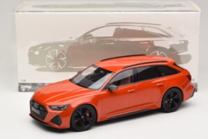 Audi RS6 C8 Avant Orange Metallic Minichamps 1:18 155018012 Metall — bild 6 av 6