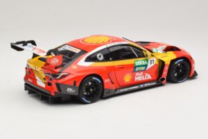 BMW M4 GT3 #31 Schubert Motorsport S. van der Linde Winner DTM Lausitzring 2022 Minichamps 1:18 113222031 Metall — bild 3 av 8