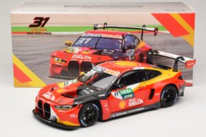 BMW M4 GT3 #31 Schubert Motorsport S. van der Linde Winner DTM Lausitzring 2022 Minichamps 1:18 113222031 Metall — bild 8 av 8