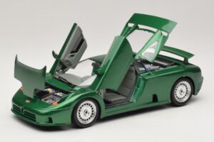 Bugatti EB110 Grön Metallic Bburago 1:18 3003 Metall — bild 2 av 8