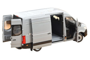 Mercedes Sprinter Grå Norev 1:18 183042 Metall — bild 2 av 6