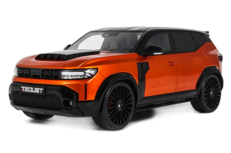 Dacia Duster Mk3 Redust Sport 4x2 Hybrid Metallic Orange Otto 1:18 OT1316 Resin
