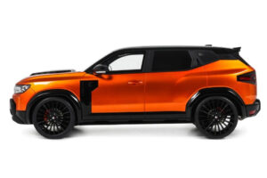 Dacia Duster Mk3 Redust Sport 4x2 Hybrid Metallic Orange Otto 1:18 OT1316 Resin — bild 3 av 4