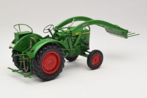 Deutz F2L 514 Traktor Frontlastare Grön Minichamps 1:18 109144071 Metall — bild 2 av 6
