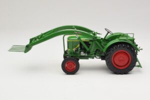Deutz F2L 514 Traktor Frontlastare Grön Minichamps 1:18 109144071 Metall — bild 3 av 6