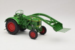 Deutz F2L 514 Traktor Frontlastare Grön Minichamps 1:18 109144071 Metall — bild 4 av 6