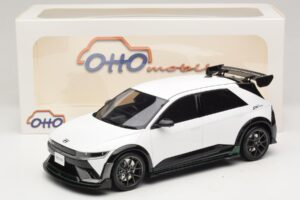 Hyundai Ioniq 5 N DK Edition Atlas White Matt Otto 1:18 OT1227 Resin — bild 6 av 6