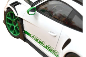 Porsche 911 992 GT3 RS Tribute to Carrera RS Vit Python Green Norev 1:12 127535 Metall — bild 4 av 4