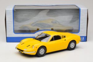Ferrari Dino 246 GT Gul MCG 1:18 MCG18168 Metall — bild 6 av 6