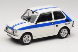 Fiat 126 Castrol Livery Vit Blå MCG 1:18 MCG18666 Metall