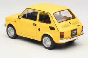 Fiat 126 Gul MCG 1:18 MCG18667 Metall — bild 4 av 6