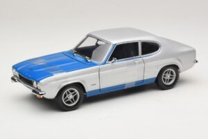 Ford Capri RS2600 Mk1 Silver Blue Minichamps 1:18 150089072 Metall