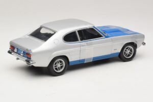 Ford Capri RS2600 Mk1 Silver Blue Minichamps 1:18 150089072 Metall — bild 2 av 6
