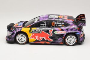 Ford Puma Rally1 #13 G. Munster / L. Louka Rally Monte Carlo 2025 IXO 1:18 18RMC231B Metall — bild 3 av 6