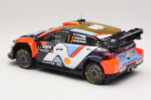 Hyundai i20 N Rally1 #1 T. Neuville / M. Wydaeghe Safari Rally Kenya 2025 IXO 1:18 18RMC247B Metall — bild 5 av 6