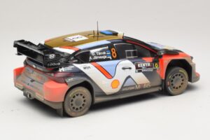 Hyundai i20 N Rally1 #8 O. Tanak / M. Jarveoja Safari Rally Kenya 2025 IXO 1:18 18RMC247A Metall — bild 2 av 6