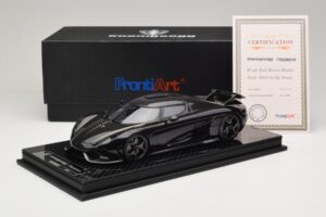 Koenigsegg Regera Svart Carbonpaket FrontiArt 1:18 F079-179 Resin — bild 7 av 7