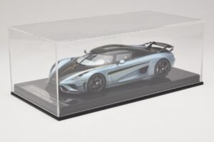 Koenigsegg Regera Blå Carbonpaket FrontiArt 1:18 F079-173 Resin — bild 6 av 7