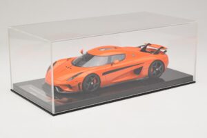 Koenigsegg Regera Orange Carbonpaket FrontiArt 1:18 F071-153 Resin — bild 6 av 7