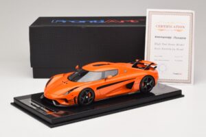 Koenigsegg Regera Orange Carbonpaket FrontiArt 1:18 F071-153 Resin — bild 7 av 7