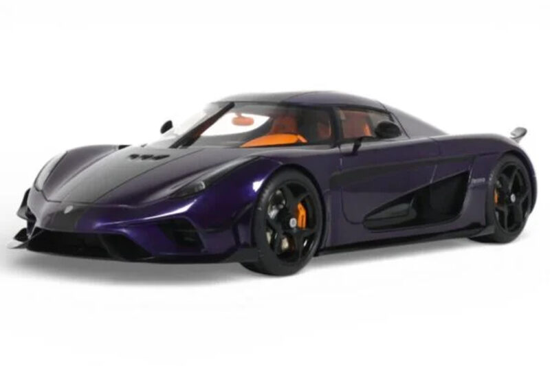 Koenigsegg Regera Lila GT Spirit 1:18 Koenigsegg Regera Lila GT Spirit 1:18 GT973 Resin