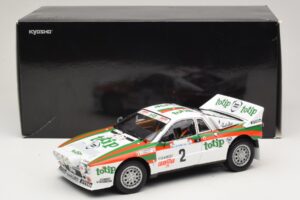 Lancia 037 #2 A. Bettega / M. Perissinot Rally San Marino 1984 Kyosho 1:18 08306F Metall — bild 8 av 8