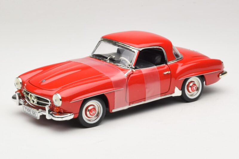 Mercedes 190 SL W121 Kupé Röd ERTL 1:18 7465 Metall