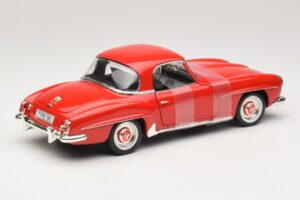 Mercedes 190 SL W121 Kupé Röd ERTL 1:18 7465 Metall — bild 2 av 6