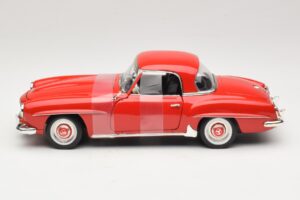 Mercedes 190 SL W121 Kupé Röd ERTL 1:18 7465 Metall — bild 3 av 6
