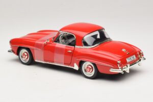 Mercedes 190 SL W121 Kupé Röd ERTL 1:18 7465 Metall — bild 5 av 6